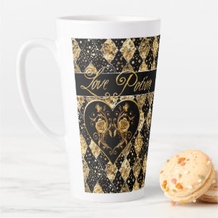 Whimsical und Elegant Goth Liebe Potion Milchtasse