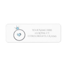 Whimsical Verlobung Ring Bridal Dusche Einladung