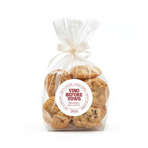 Whimsical Vino Before Vows Burgunder Junggesellinn Runder Aufkleber