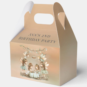 Whimsical Vintag Fairies Girl Birthday Party Geschenkschachtel