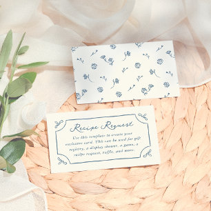 Whimsical Vintag Tee Party Brautparty Begleitkarte