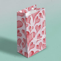 Whimsical Watercolor Hearts Valentinstag