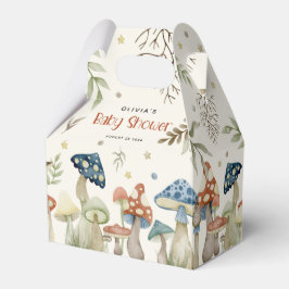 Whimsical Watercolor Mushroom Baby Dusche Geschenkschachtel