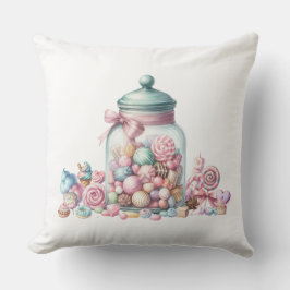 Whimsical Watercolor Sweet Candy Kissen
