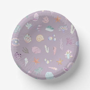 Whimsical Watercolor Untermeerkatze Party Pappteller