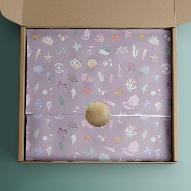 Whimsical Watercolor Untermeerkatze Party Seidenpapier (Von Creator hochgeladen)