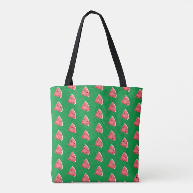 Whimsical Watermelon Slices   Tasche (Rückseite)