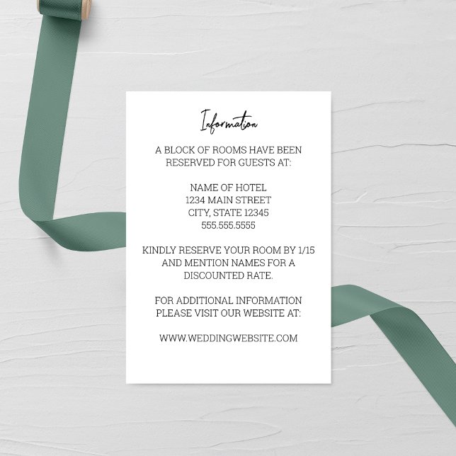 Whimsical Wedding Card Begleitkarte (Von Creator hochgeladen)