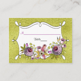 Whimsical Wedding Platzkarte | IMITATE Grünstreife