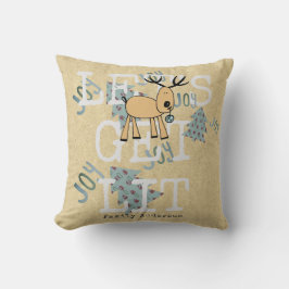 Whimsical Weihnachten Lasse Lit Rentier Dekoration Kissen