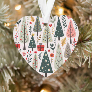 Whimsical Weihnachtsbaumwald Ornament