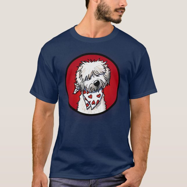 Whimsical Wheaten Terrier T-Shirt (Vorderseite)