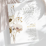 Whimsical Wildblume Brunch und Bubbly Einladung<br><div class="desc">Dieser Whimsical Wildblume Brunch und die Blubbly Einladung sind perfekt für Ihre schlichte, elegante Hochzeit. Die minimalistischen Aquarellfarben-Wildblumen werden Ihre Vision zum Leben erwecken! Das Design der hübschen Blume in Weiß und Gold, mit Touchs von lila und gelb, ist sicher, um Ihren minimalen Herbst Blumentraum zu vervollständigen! Behalt es so,...</div>