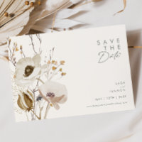 Whimsical Wildflower | Ivory Horizontal