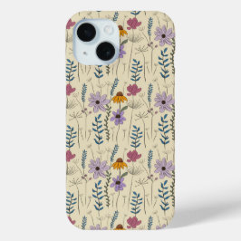Whimsical Wildflower Seamless Pattern Case-Mate iPhone Hülle