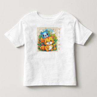 Whimsical Wildlife Wonderland Kinder T - Shirt Des