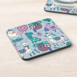 Whimsical WInter Critters Getränkeuntersetzer