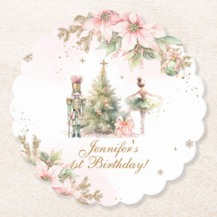 Whimsical Winter Onederland der Nutcracker Untersetzer