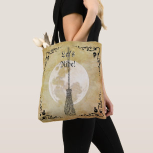 Whimsical Witchy Full Moon Tasche