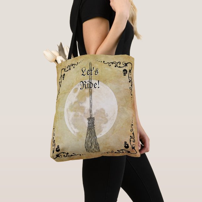 Whimsical Witchy Full Moon Tasche (Von Nahem)