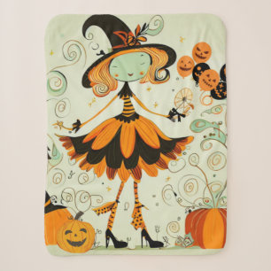 whimsical/witz/kürbis/fall sherpadecke
