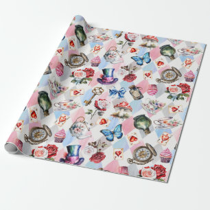Whimsical Wonderland Aquarell im viktorianischen M Geschenkpapier