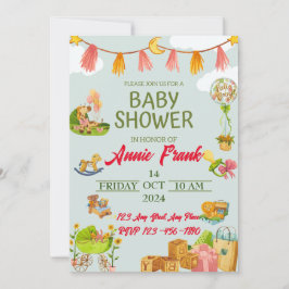 Whimsical Wonderland begrüßt:Join the Baby Shower Einladung