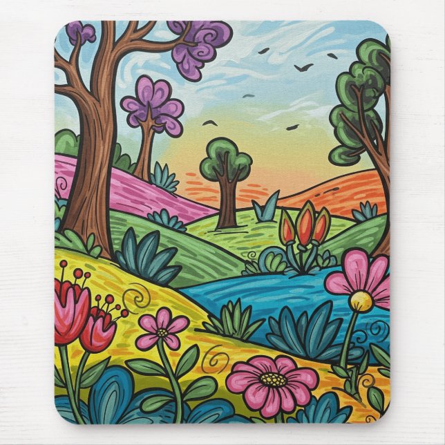 Whimsical Wonderland Mousepad (Vorne)