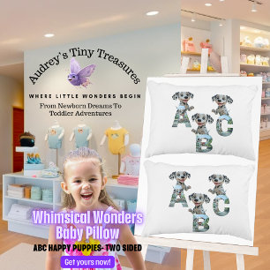 Whimsical Wonders ABC Dalmatian Baby Kissen