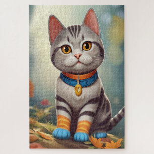 Whimsical Woodland America Kurzkatze