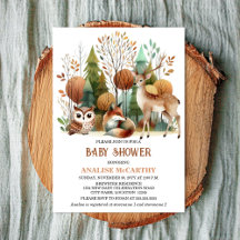 Whimsical Woodland Baby Dusche