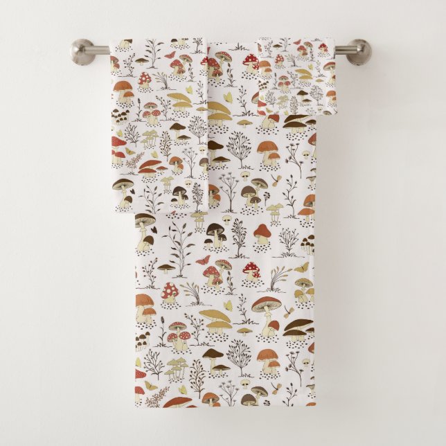 Whimsical Woodland Champhrooms Motif (En situation)