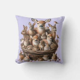Whimsical Woodland Dreams Kinderzimmer Kissen