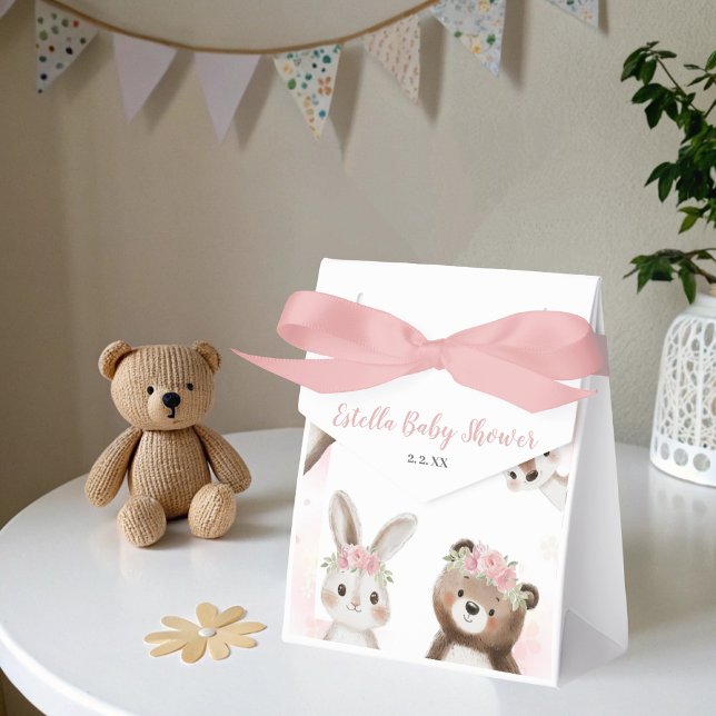 Whimsical Woodland Floral boho Girl Baby Dusche Geschenkschachtel (Von Creator hochgeladen)