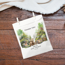 Whimsical Woodland Forest Animals Baby Dusche