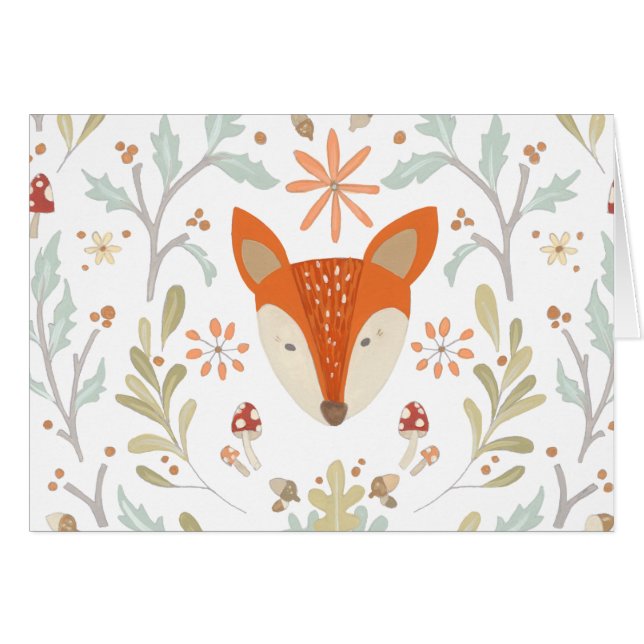 Whimsical Woodland Fox (Vorderseite (Horizontal))