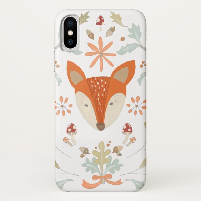 Whimsical Woodland Fox Case-Mate iPhone Hülle (Rückseite)