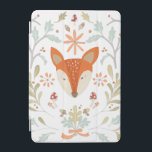 Whimsical Woodland Fox iPad Mini Hülle<br><div class="desc">Waldfuchs mit grünen Blätter. Künstlerin: June Erica Vess. Bild-ID: 105549D.</div>