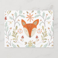 Whimsical Woodland Fox