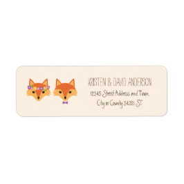 Whimsical Woodland Foxes Elfenbeinhochzeit