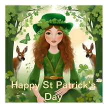 Whimsical Woodland St Patrick's Day, St Patrick's