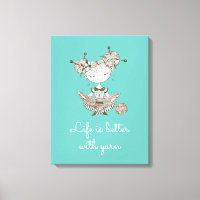 Whimsical Yarn Lover Girl