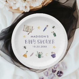 Whimsical Zaubertränke Halloween Babydusche Pappteller