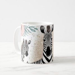 Whimsical Zebras und Fantasy Kaffeetasse