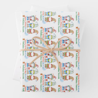 Whimsicale wishes for cozy holiday season geschenkpapier set