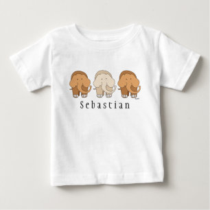 Whimsicaler Elefant  Baby T-shirt