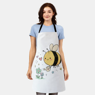 Whimsicaler Hummel-Naturliebhaber Schürze