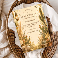 Whimsicaler Kaktus Boho-Baby-Party