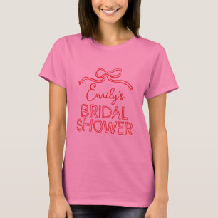 Whimsicaler Koketten-Bogen, der den Knoten für Bra T-Shirt