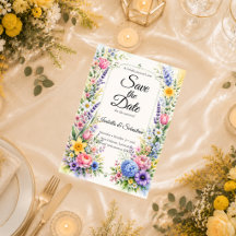 Whimsicaler Pastellgarten Blumenhochzeit